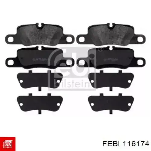 Купити 9Y0698451 Porsche Задні колодки