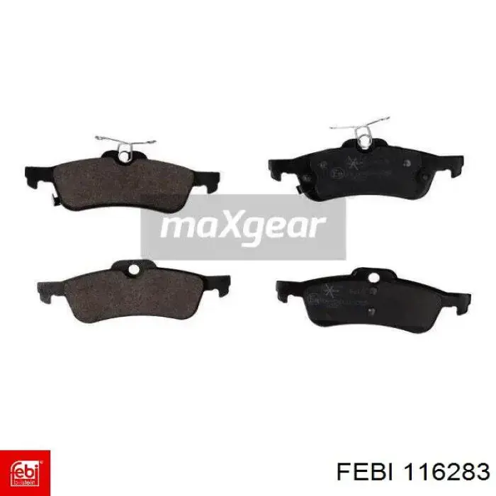 Задні гальмівні колодки Febi 116283 ціна, від 22.86 USD