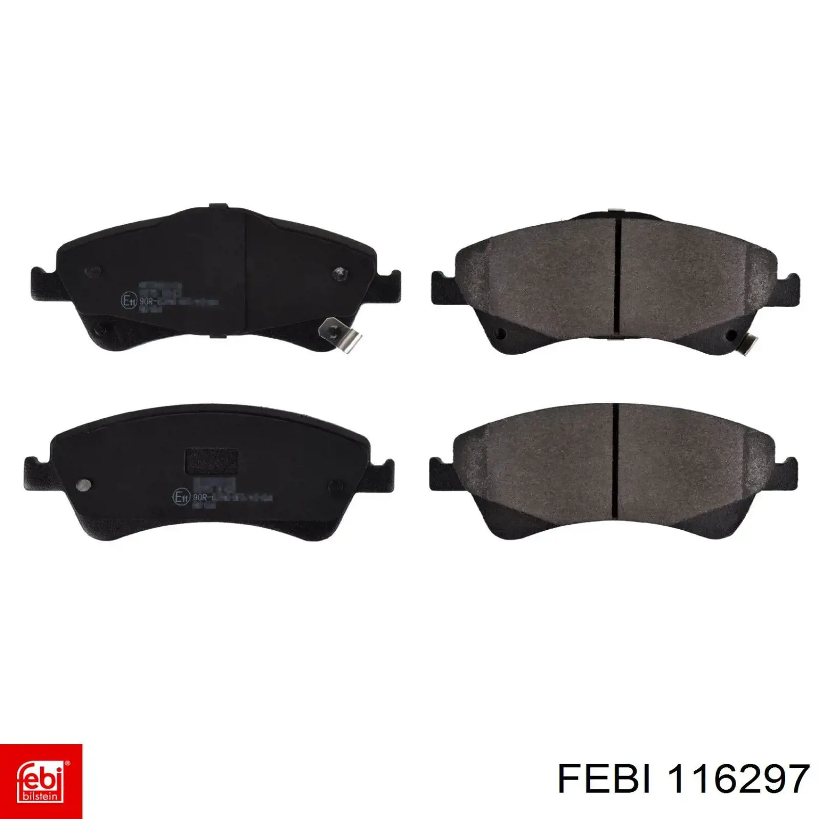 Гальмівні колодки Febi 116297 ціна, від 29.39 USD