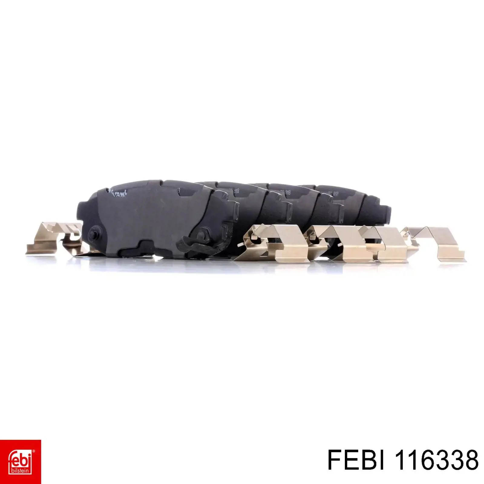 Задні гальмівні колодки Febi 116338 ціна, від 17.82 USD