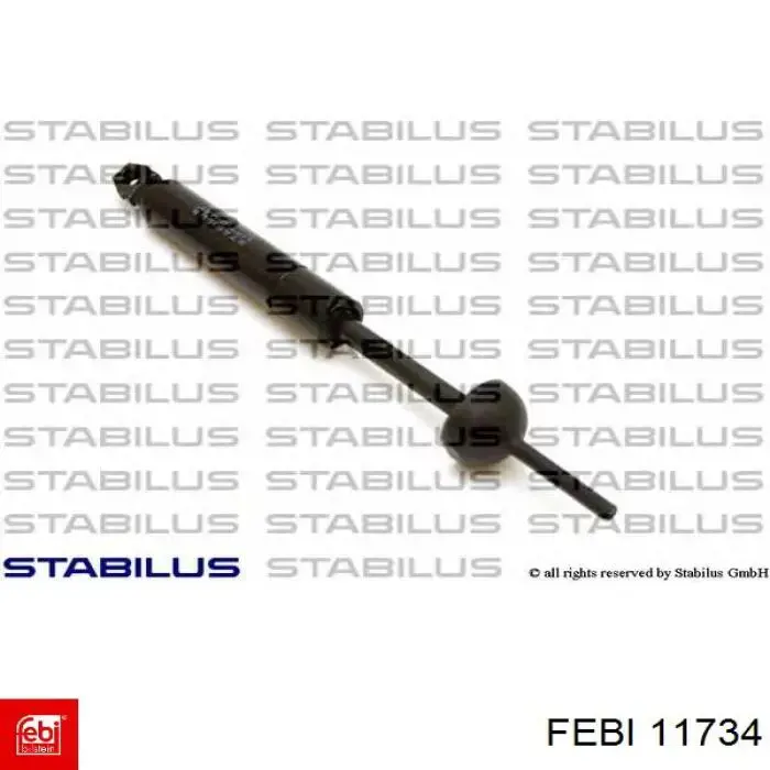 Амортизатор капота газовий Febi 11734 ціна, від 8.46 USD