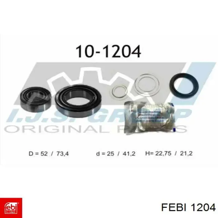 Контакти замку запалювання Febi 1204 ціна, від 4.18 USD