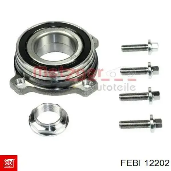 Підшипник маточини задньої Febi 12202 ціна, від 36.68 USD