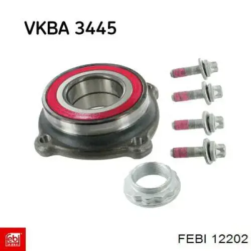 Задній підшипник Febi 12202