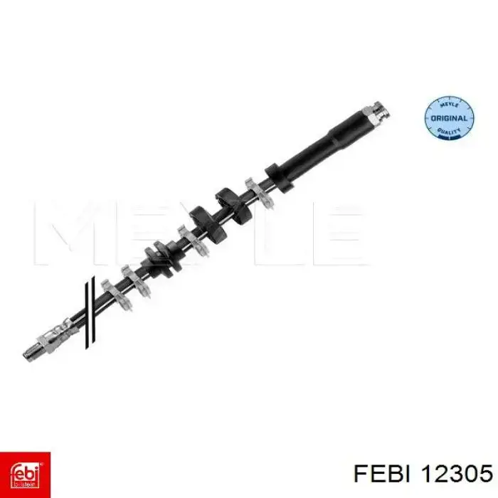 Шланг гальмівний передній, лівий Febi 12305 ціна, від 6.47 USD