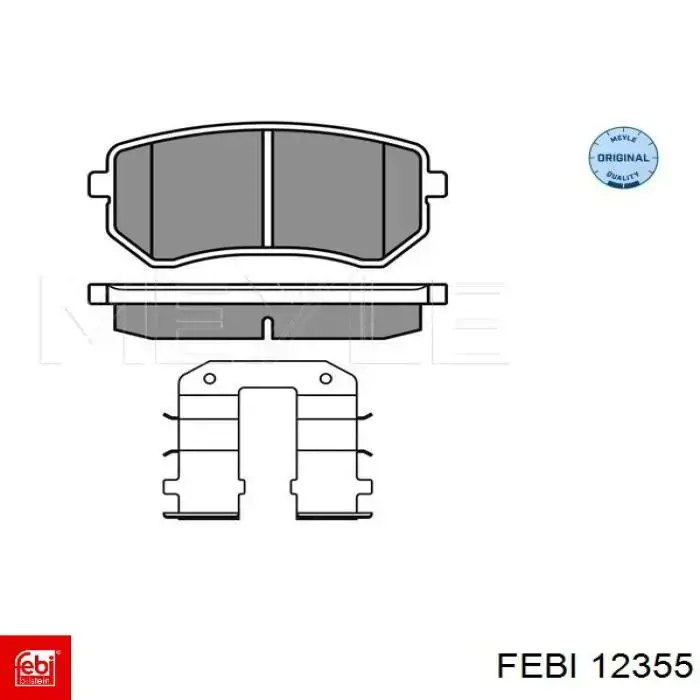 Сайлентблок ресори, задній Febi 12355 ціна, від 4.70 USD