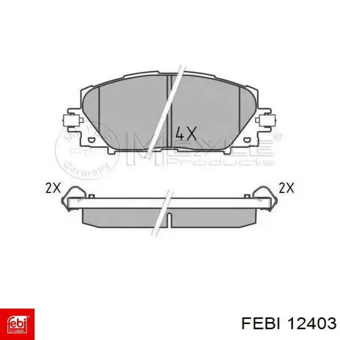 Кришка корпусу термостата Febi 12403