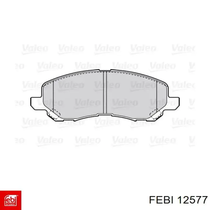 Сайлентблок нижнього важеля передньої підвіски Febi 12577 ціна, від 8.71 USD