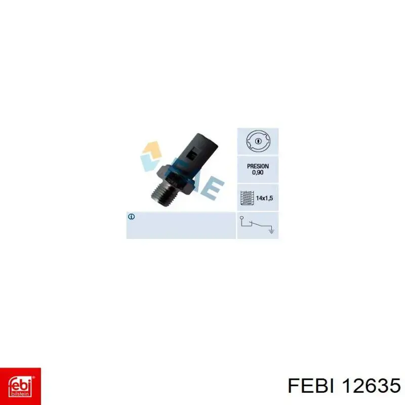 Шланг (патрубок) термостата Febi 12635 ціна, від 5.64 USD