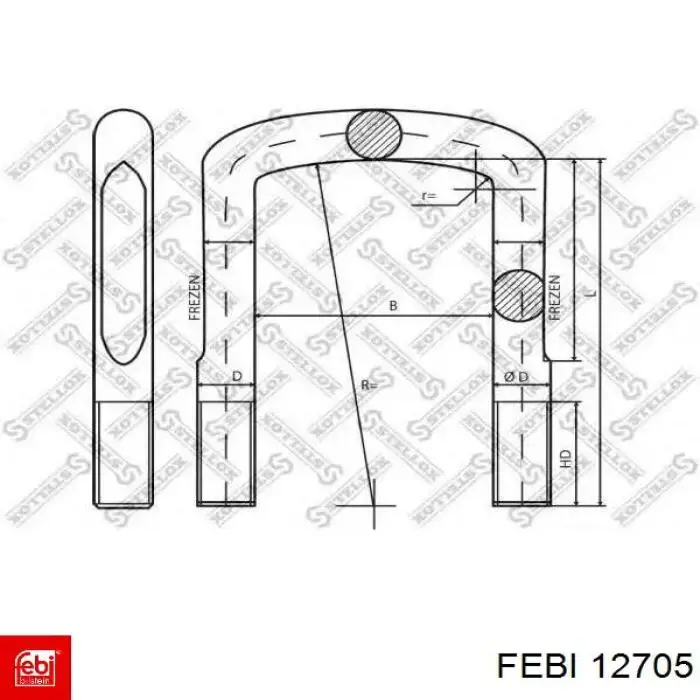Стремянка ресори (TRUCK) MAN 81413120248 ціна, від 39.69 USD