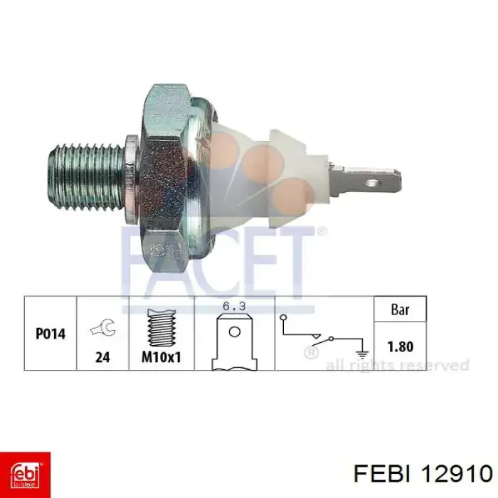 Тяга рульова 12910 Febi