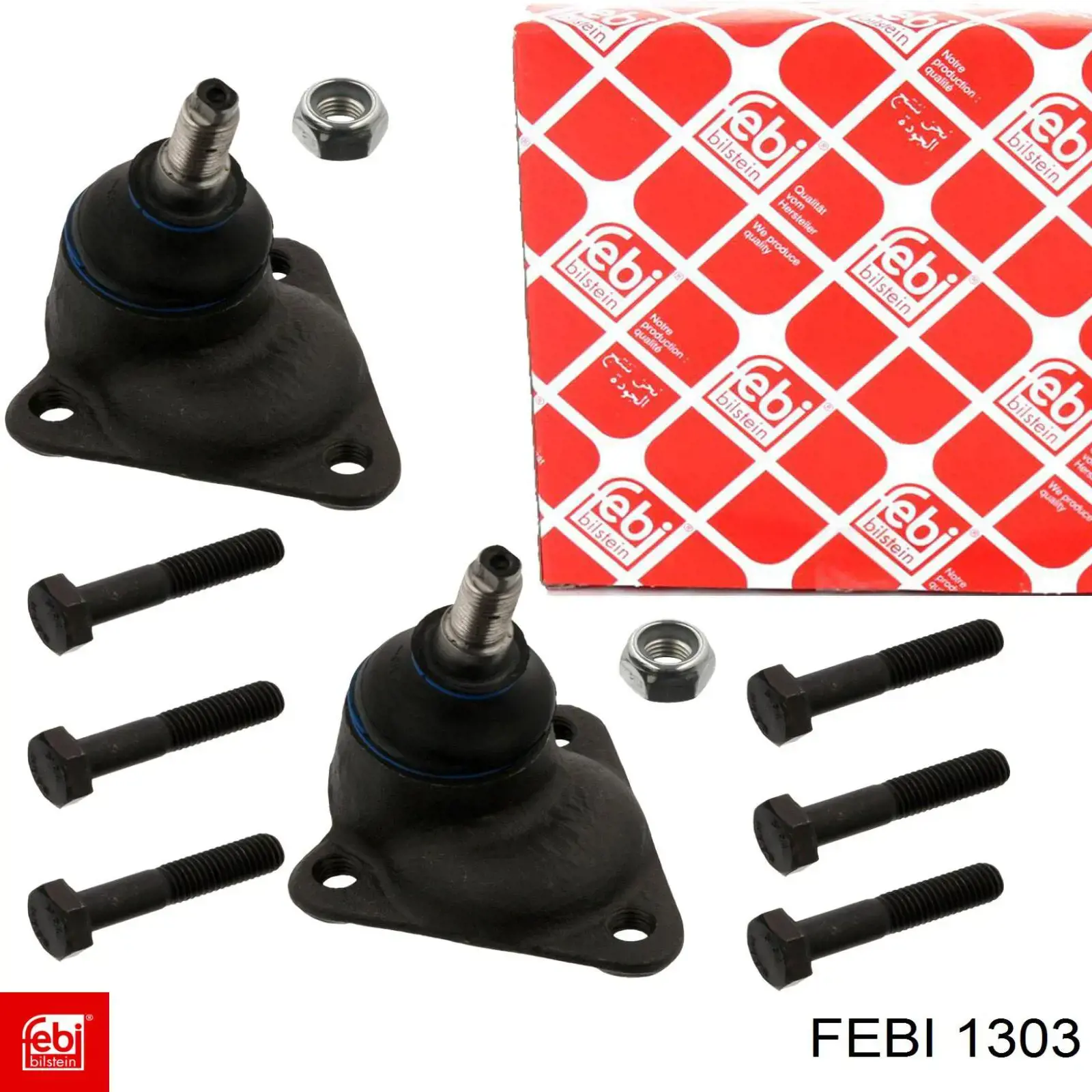 Сайлентблок заднього нижнього важеля Febi 1303 ціна, від 6.38 USD