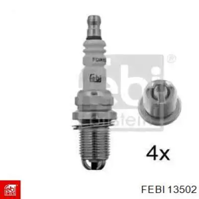 Свічки запалювання 13502 Febi