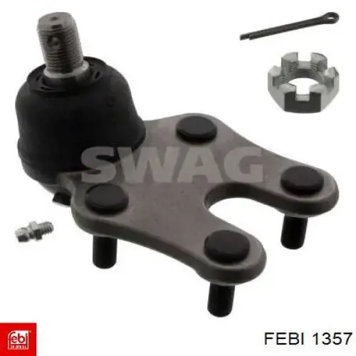 Циліндр заслінки глушника двигуна Febi 1357 ціна, від 30.14 USD
