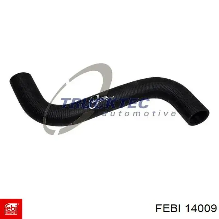 Шланг/патрубок радіатора охолодження, верхній Febi 14009 ціна, від 9.86 USD