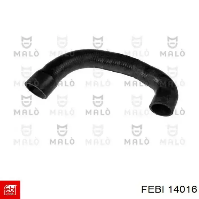 Шланг/патрубок радіатора охолодження, верхній Febi 14016 ціна, від 8.19 USD