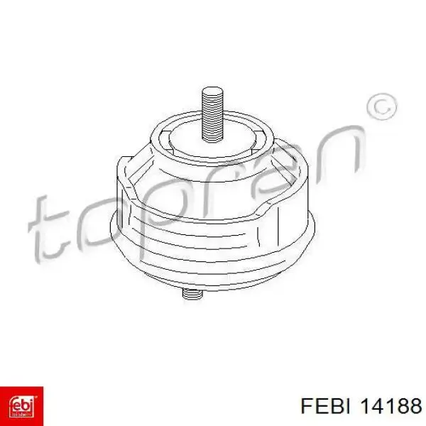 Купити 14188 Febi Подушка (опора) двигуна, права