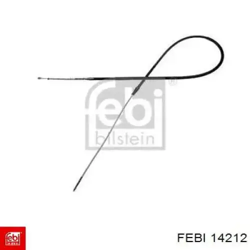 Трос ручного гальма задній, правий/лівий Febi 14212 ціна, від 6.88 USD