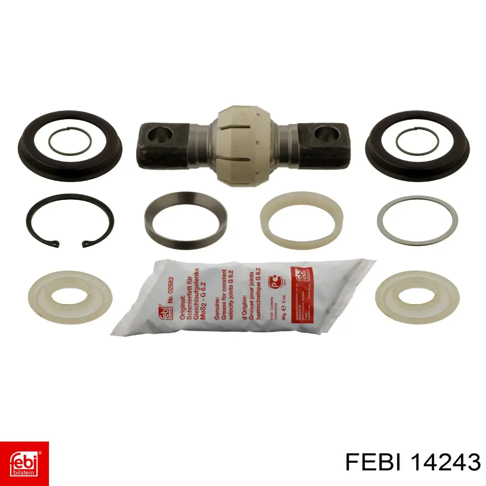 Важіль передньої підвіски нижній, правий Febi 14243 ціна, від 41.27 USD