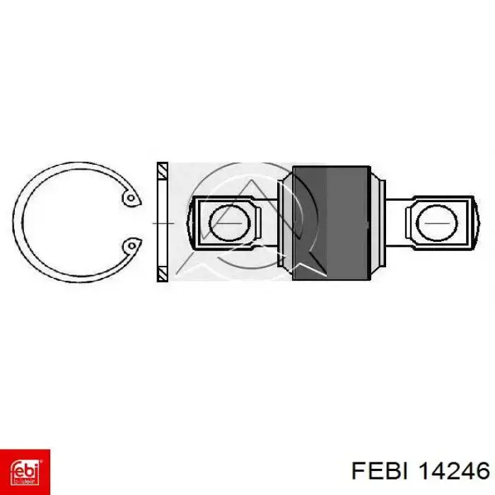 Важіль передній лівий Febi 14246 ціна, від 34.91 USD