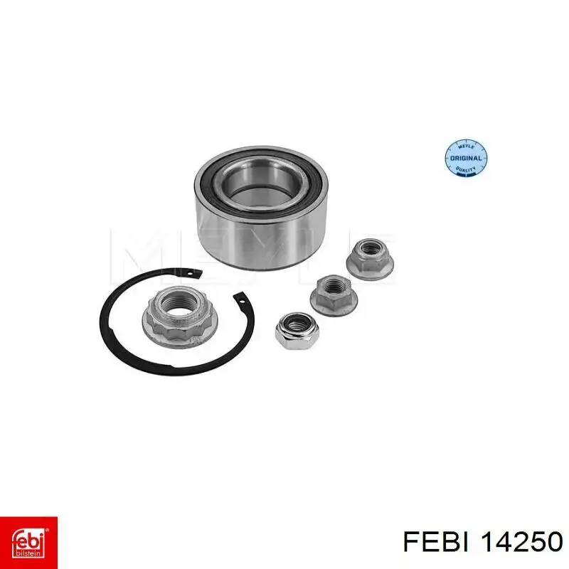 Комплект підшипник маточини передньої Febi 14250 ціна, від 19.27 USD