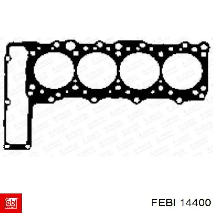 Прокладка ГБЦ Febi 14400 ціна, від 24.10 USD