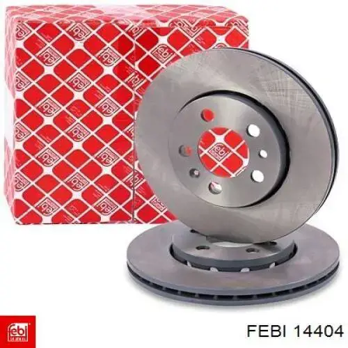 Диск переднього гальма Febi 14404 ціна, від 27.71 USD