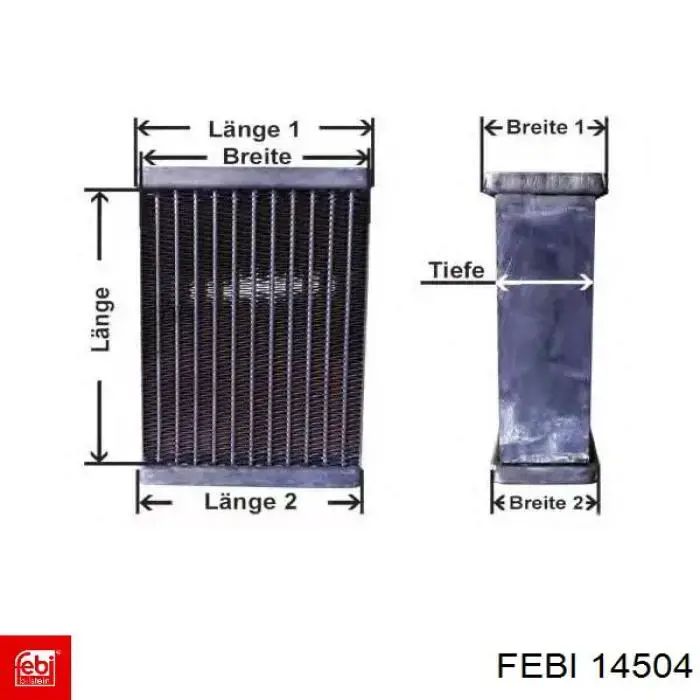 Фланець системи охолодження (трійник) Febi 14504 ціна, від 4.77 USD