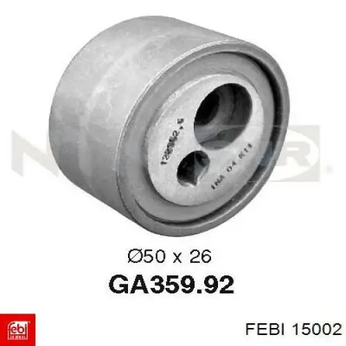 Купити 15002 Febi Натяжний ролик