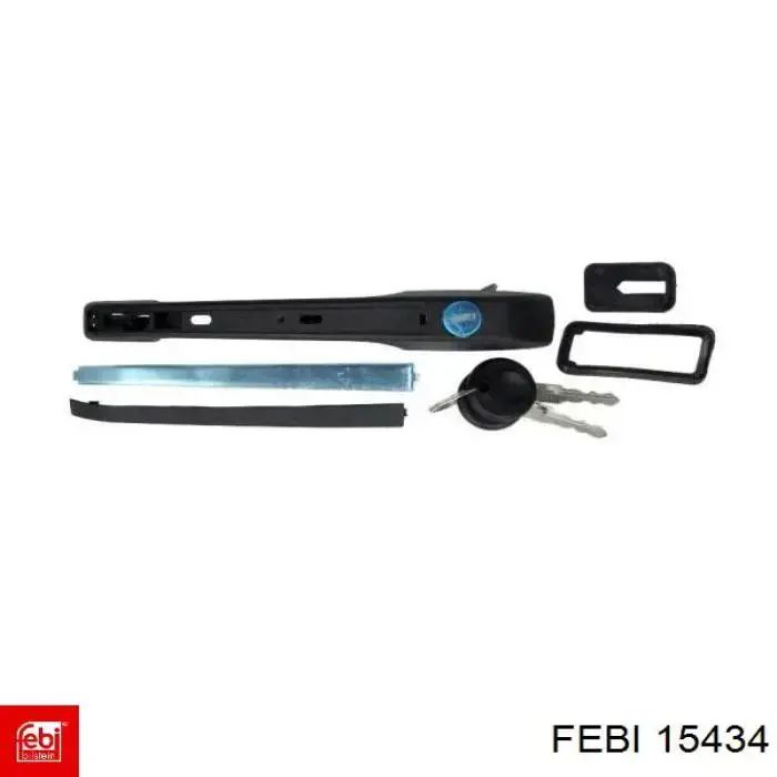 Ручка передньої двері зовнішня права Febi 15434 ціна, від 8.26 USD