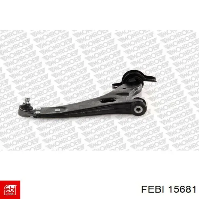 Важіль передньої підвіски нижній, правий Febi 15681 ціна, від 39.57 USD