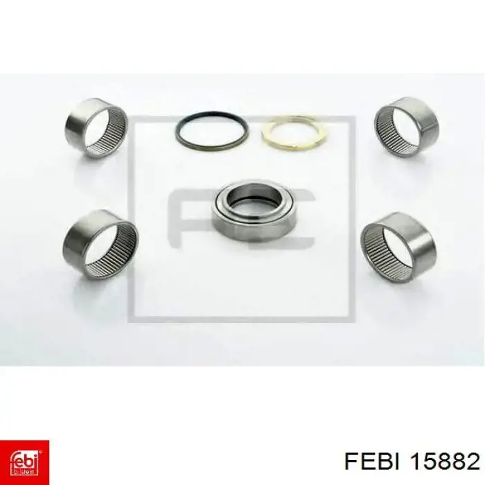 Ремкомплект шкворня поворотного кулака Febi 15882 ціна, від 80.97 USD