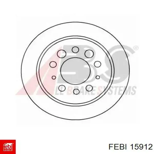 Подушка (опора) двигуна, задня Febi 15912 ціна, від 20.59 USD