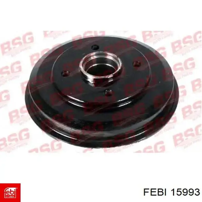 Барабан гальмівний задній Febi 15993 ціна, від 39.12 USD