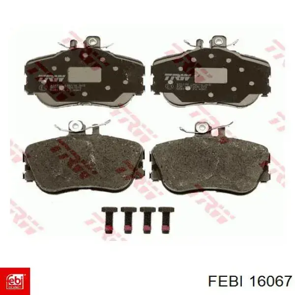 Гальмівні колодки Febi 16067 ціна, від 22.83 USD