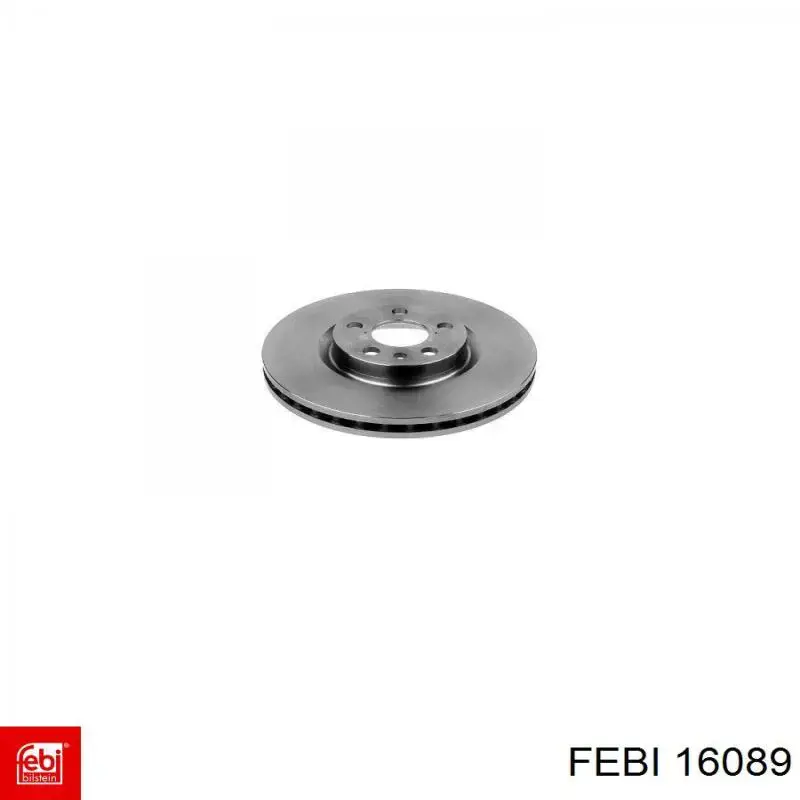 16089 Febi колодки гальмівні передні, дискові
