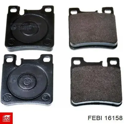 Задні гальмівні колодки Febi 16158 ціна, від 19.48 USD
