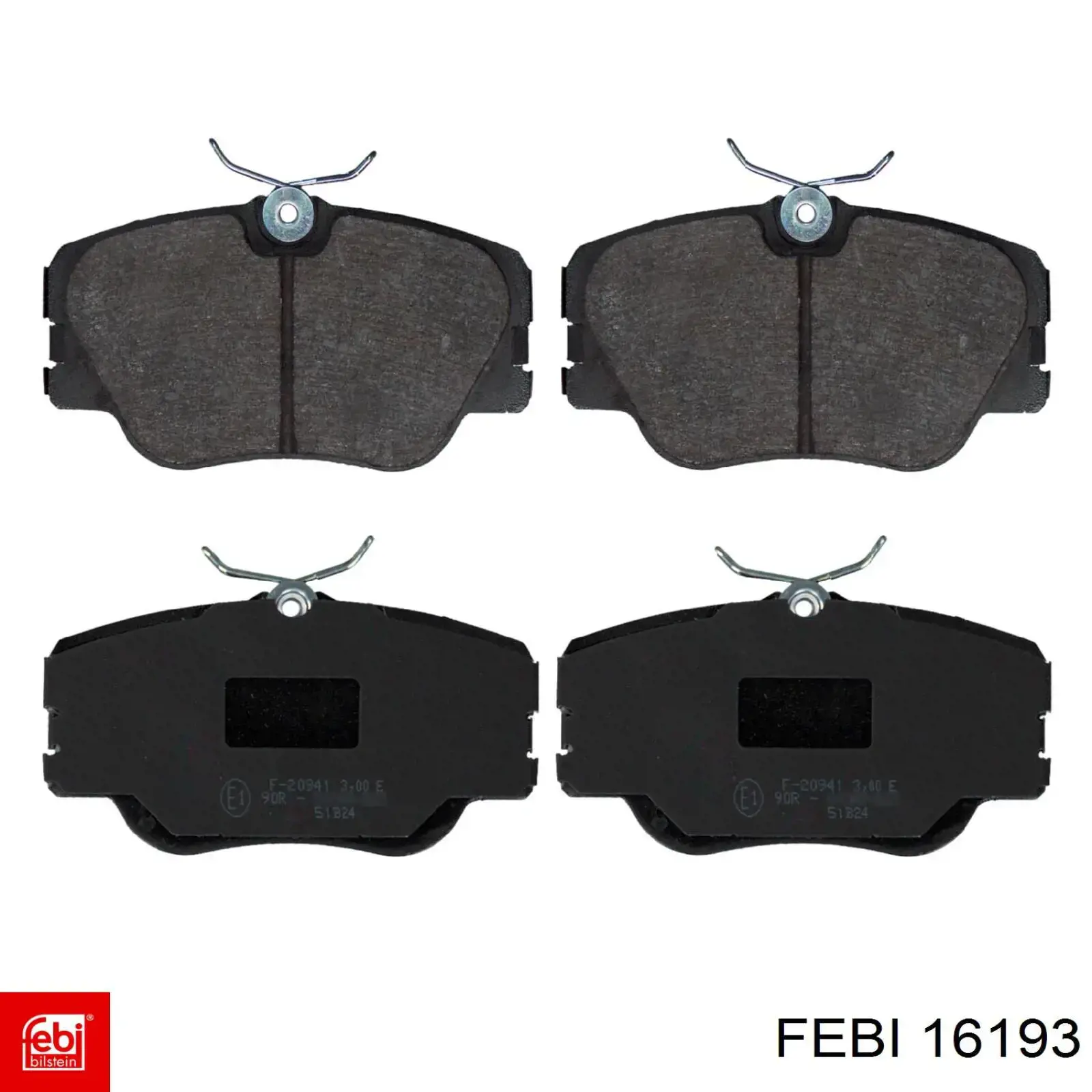Гальмівні колодки Febi 16193 ціна, від 17.62 USD