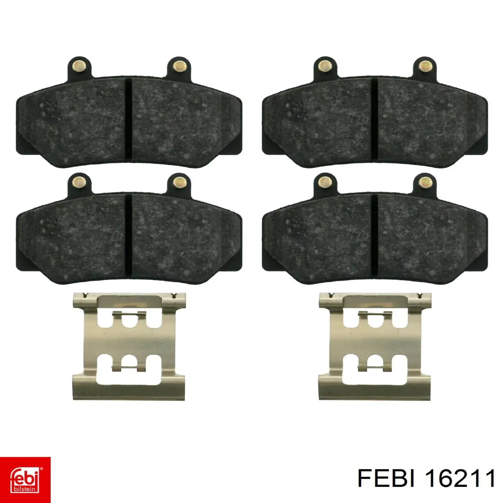 16211 Febi колодки гальмівні передні, дискові