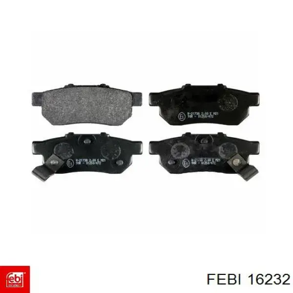 Гальмівні колодки Febi 16232 ціна, від 22.95 USD