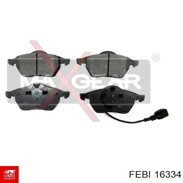 Гальмівні колодки Febi 16334 ціна, від 23.42 USD