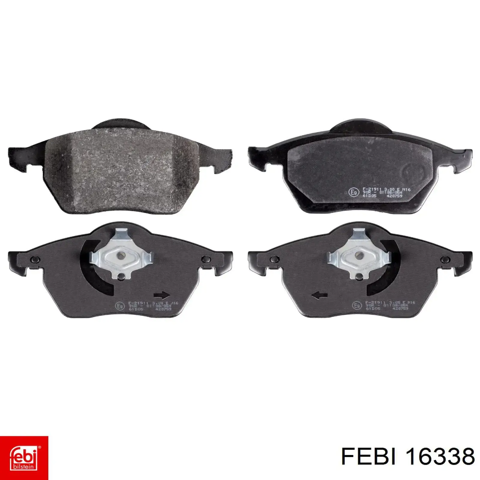 Гальмівні колодки Febi 16338 ціна, від 24.28 USD