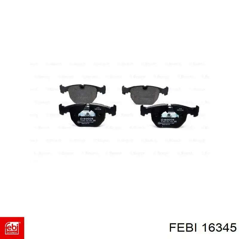 Гальмівні колодки Febi 16345 ціна, від 34.31 USD