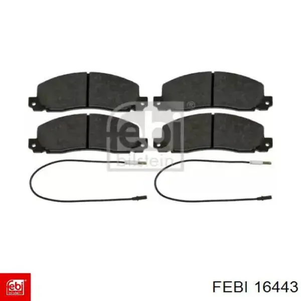 Гальмівні колодки Febi 16443 ціна, від 21.77 USD