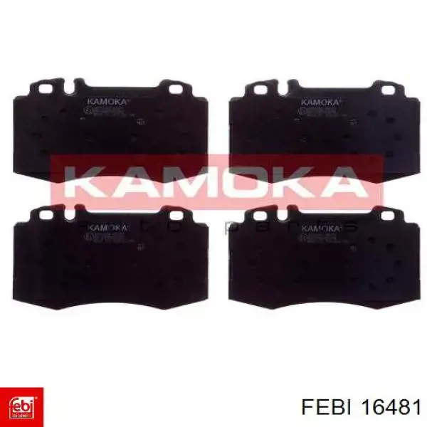 Гальмівні колодки Febi 16481 ціна, від 29.10 USD