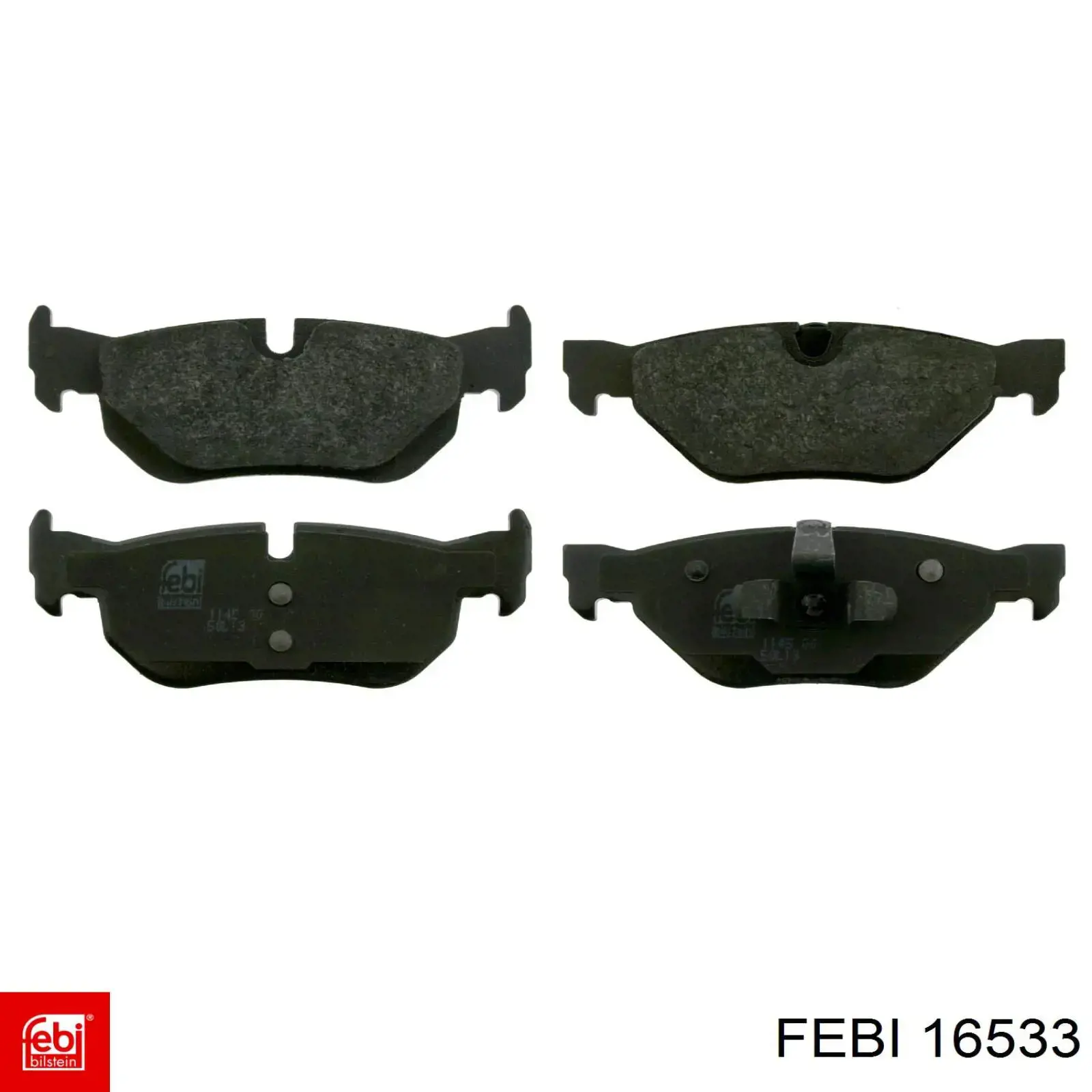 Задні гальмівні колодки Febi 16533 ціна, від 26.18 USD