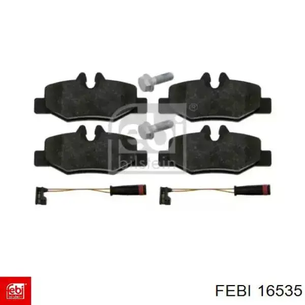 16535 Febi Колодки гальмівні задні, дискові