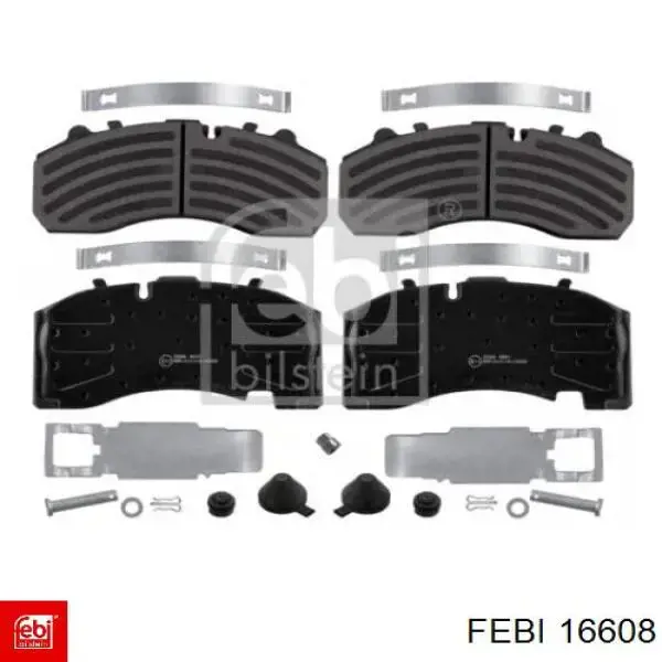 Купити 16608 Febi Задні колодки