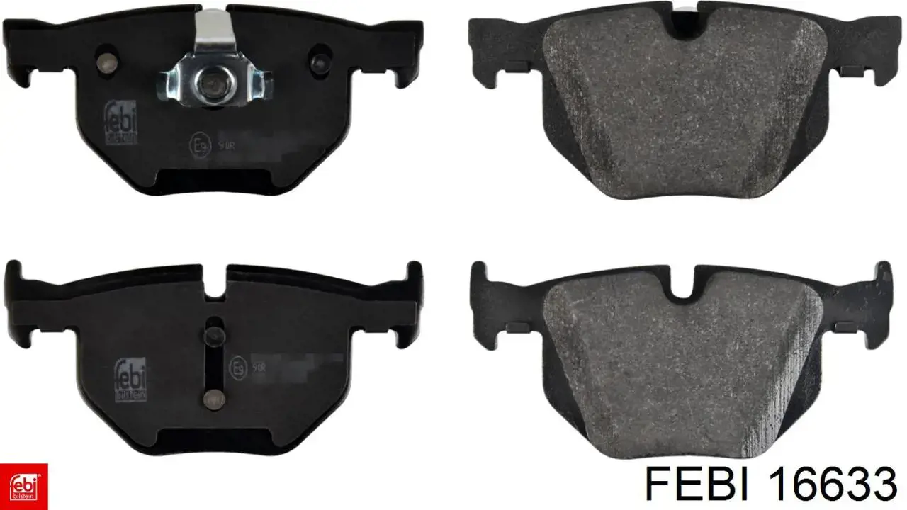 Задні гальмівні колодки Febi 16633 ціна, від 33.08 USD
