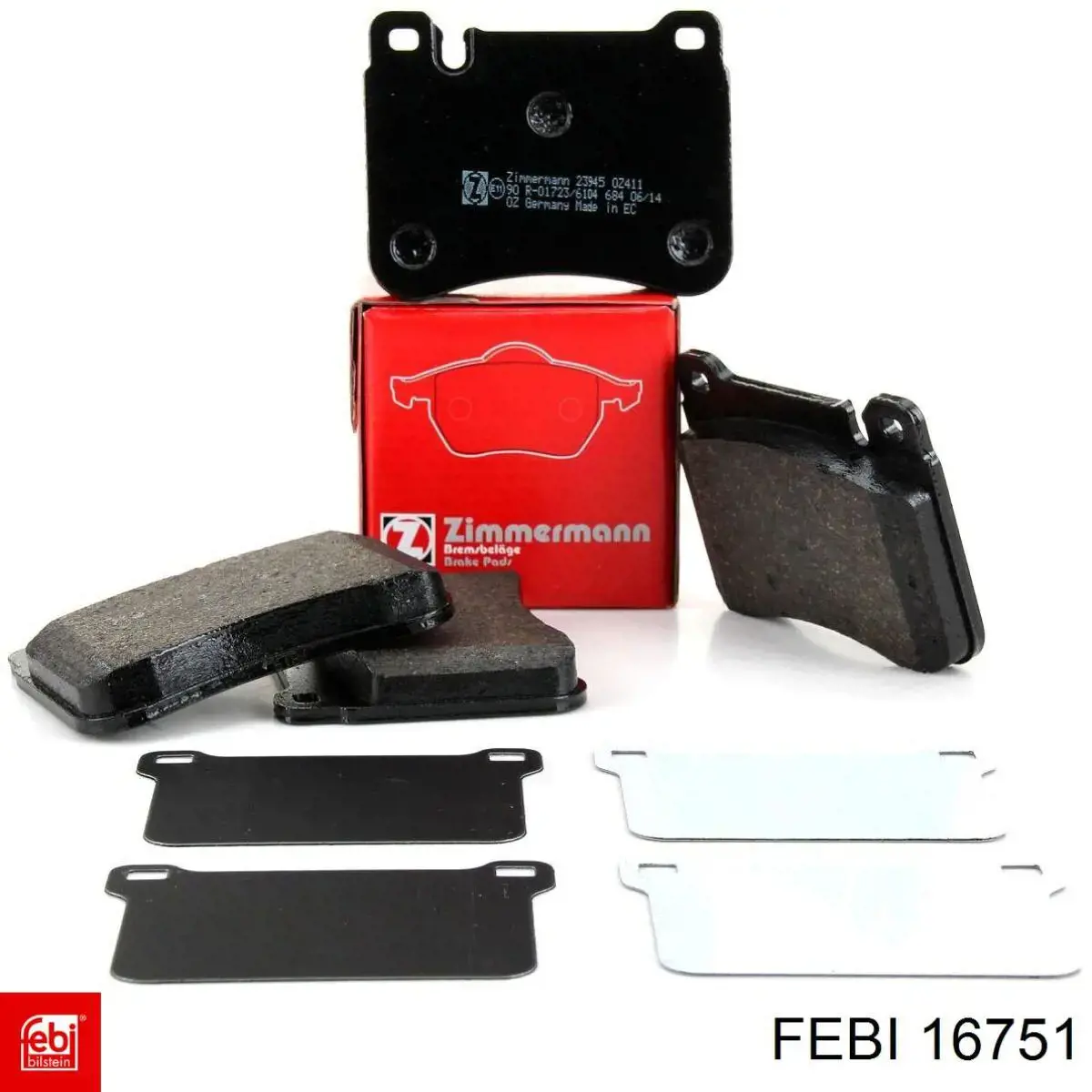 Гальмівні колодки Febi 16751 ціна, від 33.53 USD